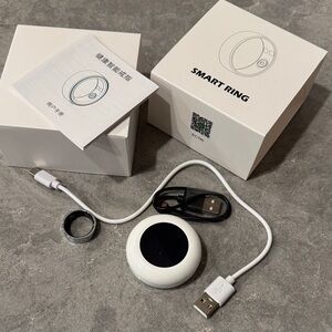 Smart Ring with Charging Dock